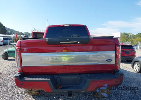 2018 Ford F250 Platinum z USA, uszkodzony, nr VIN 1FT7W2BT3JEB69689